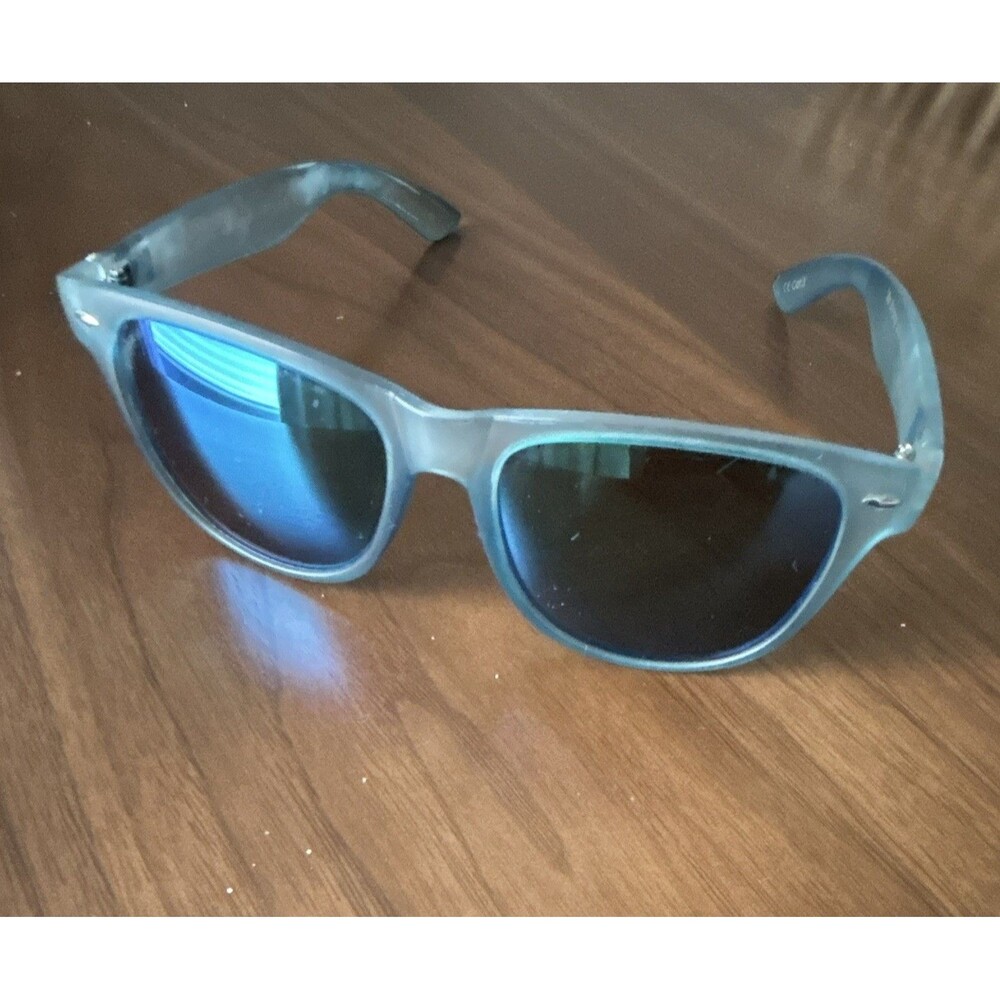 Kreedom Reverb Men’s Square Sunglasses Blue Frame/Blue Mirrored Polarized